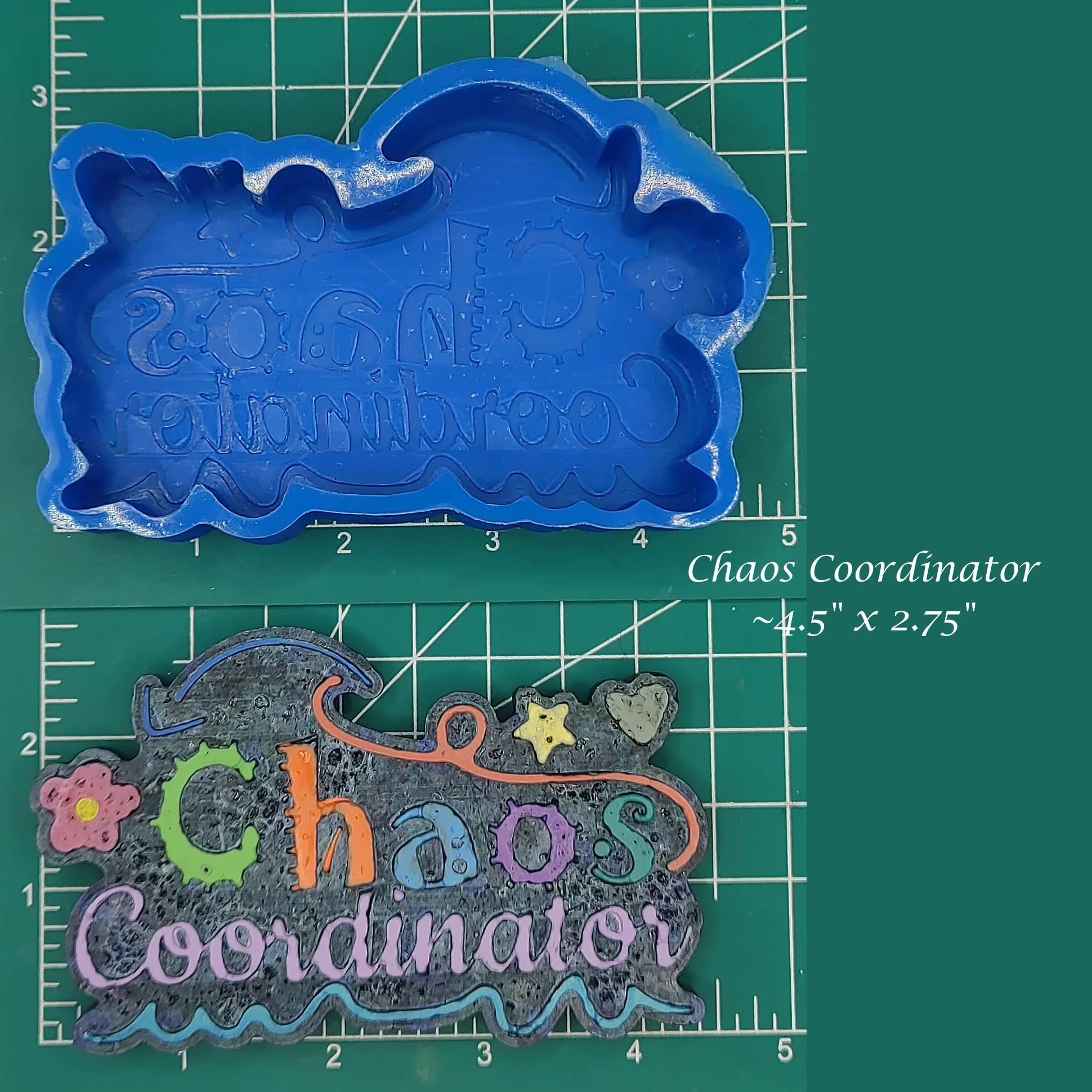 Chaos Coordinator Silicone Freshie Mold