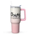 thumbnail image 1 of Chaos Coordinator Tumbler Gift: 40oz Insulated Stainless Steel Cup with Handle, Funny Women's Mug, Ideal for Boss Coworker Teacher Nurse Mom Appreciation Present, 1 of 5