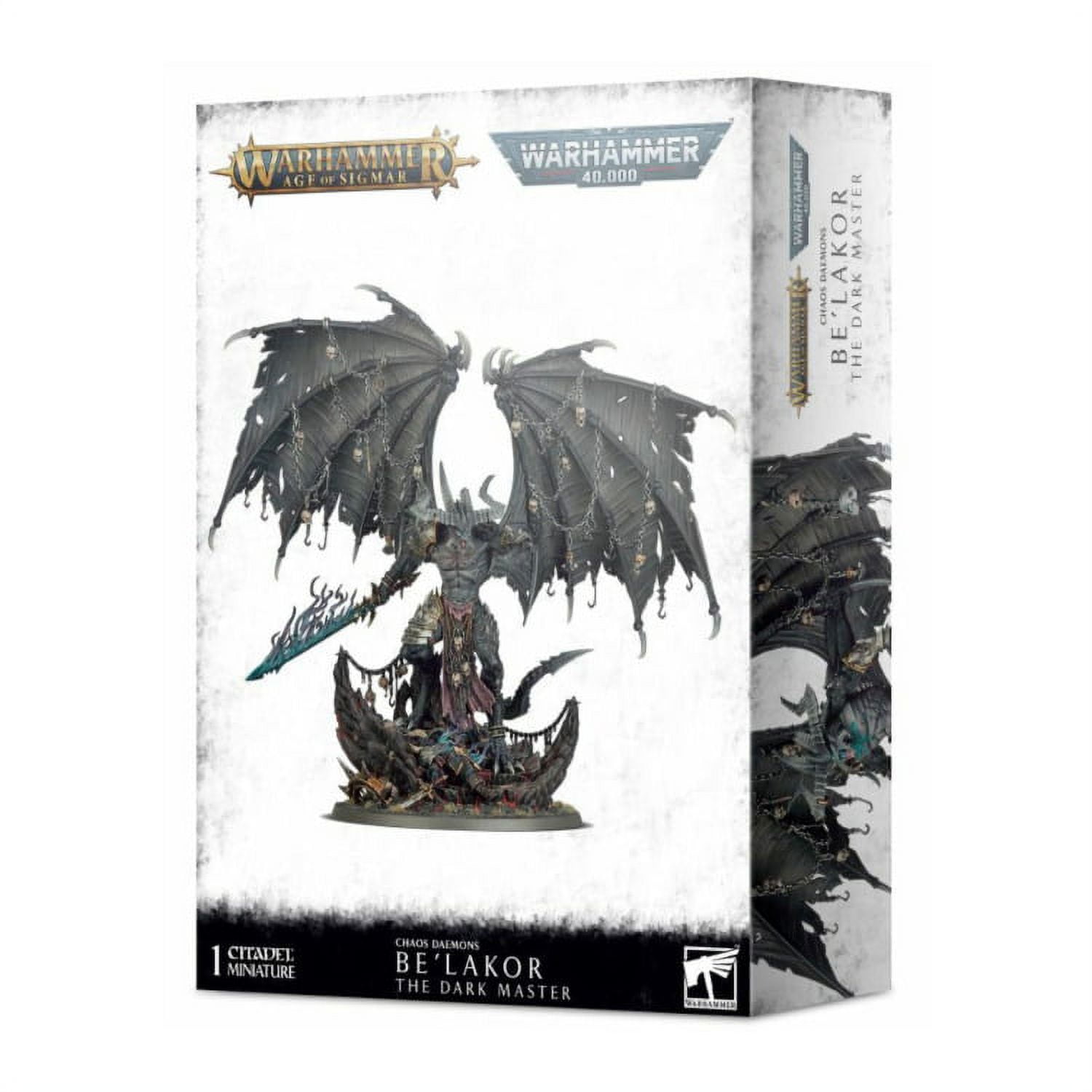 人気商品 Warhammer Age of Sigmar Miniatures: Chaos Daemons - Be'lakor ヴァイスシュヴァルツ