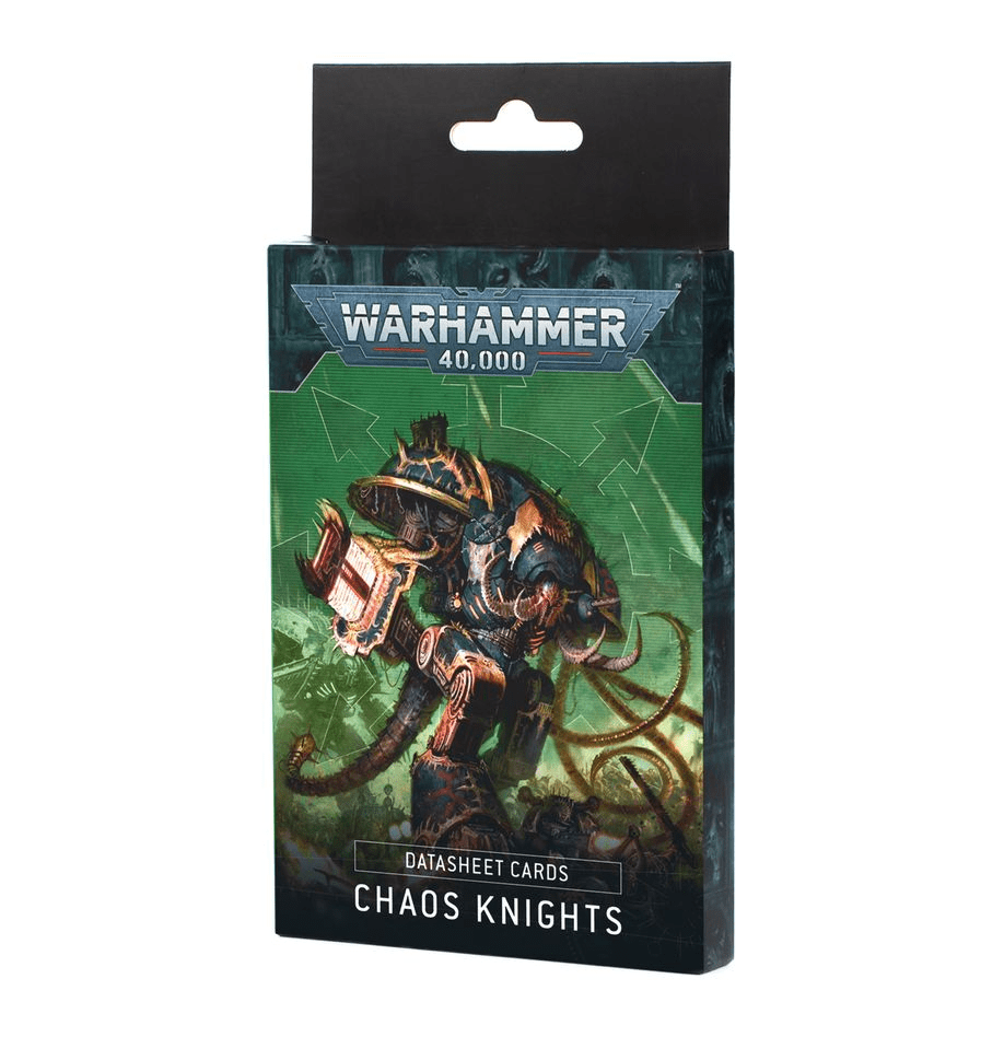 Warhammer 40K - Chaos Knights: Datasheet Cards 10th Edition