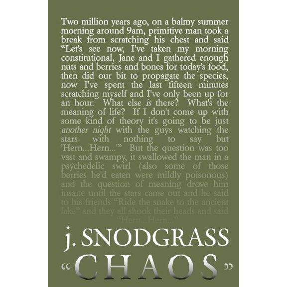 Chaos (Paperback) by J Snodgrass