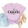 thumbnail image 1 of Chaos Queen T-shirt Makeup Tshirt Women's Sarcastic Top Inspirational Shirts Girl Power Gift Sassy Shirt Bestie Tee, 1 of 3