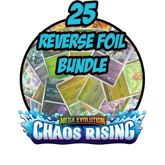 Chaos Rising - 25 Reverse Foil Pokemon Card Lot x25 Randomly Selected (No Duplicate Per Lot)