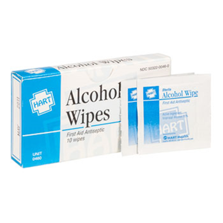 Chaos Safety Supplies ALCOHOL WIPES, MEDIUM, 10/UNIT