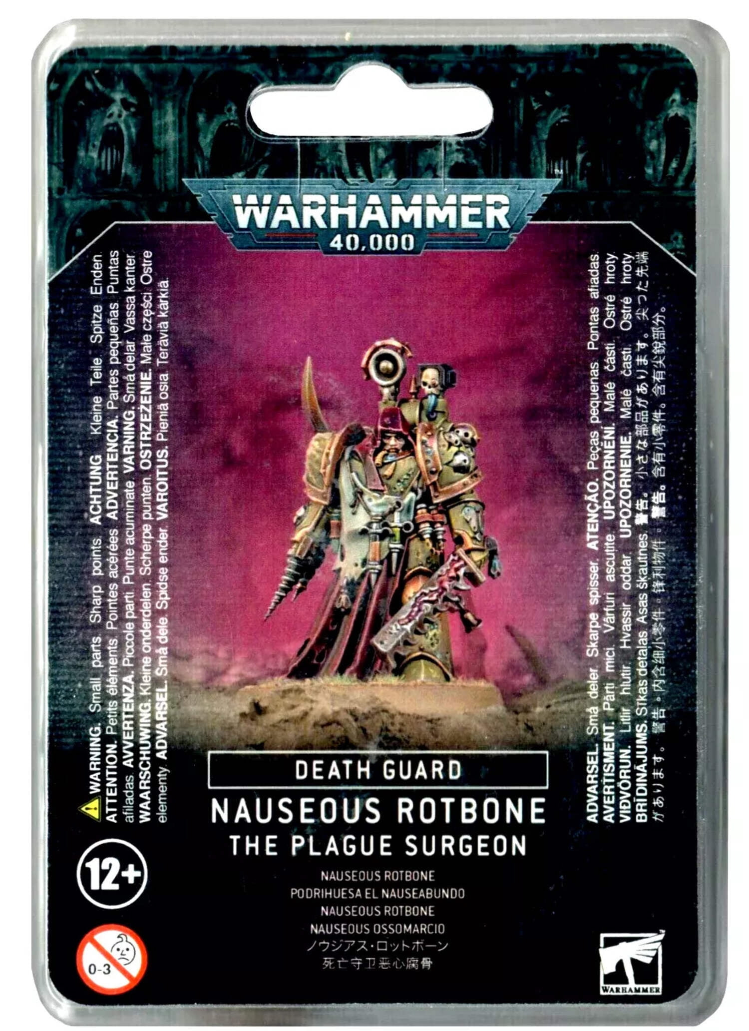 Chaos Space Marines - Death Guard: Nauseous Rotbone, the Plague Surgeon (Warhammer 40,000 - Games Workshop)