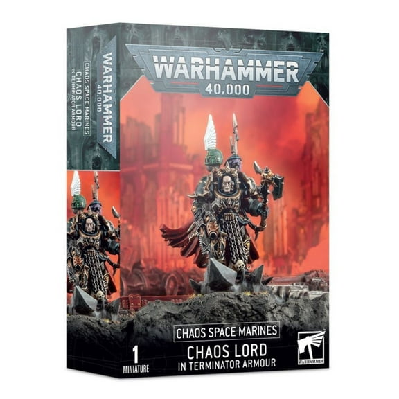 Games Workshop - Warhammer 40K - Chaos Space Marines - Chaos Lord in Terminator Armour