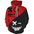 thumbnail image 1 of Chaos World Men's Novelty Hoodie Long Sleeves 3D Funny Graphic Print Sweatshirt Pullover, 1 of 9