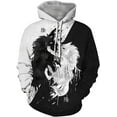 thumbnail image 1 of Chaos World Men's Novelty Hoodie Long Sleeves 3D Funny Graphic Print Sweatshirt Pullover, 1 of 9