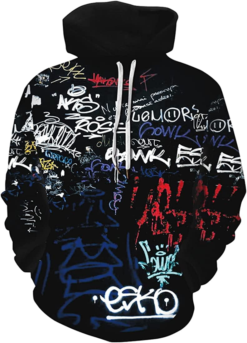 Vlone graffiti hoodie black sale