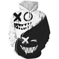 thumbnail image 1 of Chaos World Men's Novelty Hoodie Long Sleeves 3D Funny Graphic Print Sweatshirt Pullover, 1 of 8