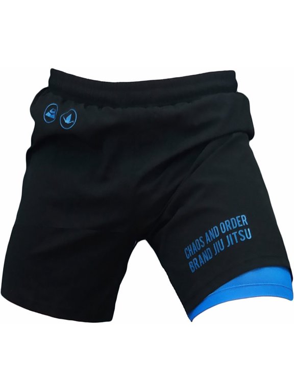 Balance Series 2-Layer Premium No-Gi BJJ Shorts - XS - Black
