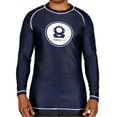 thumbnail image 1 of Chaos and Order Explorer Series Aquanaut Long Sleeve Rashguard - XL - Navy, 1 of 4