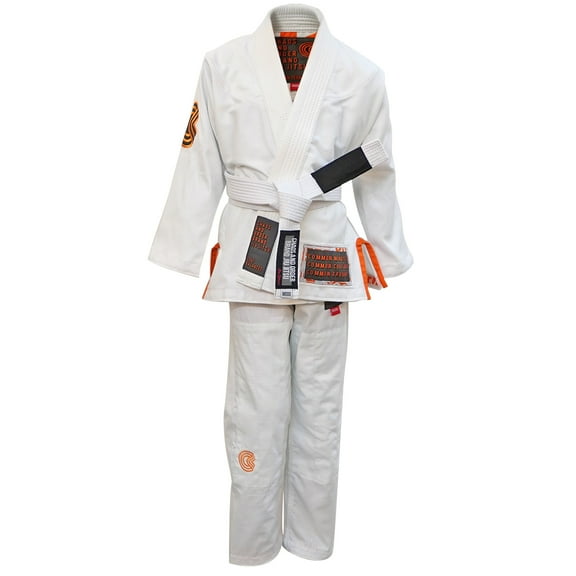 Chaos and Order Kid's Base Label V2 BJJ Gi - M3 - White