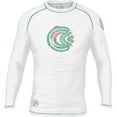 thumbnail image 1 of Chaos and Order Z-Series Premium Long Sleeve Jiu-Jitsu Rashguard - Large - White, 1 of 5