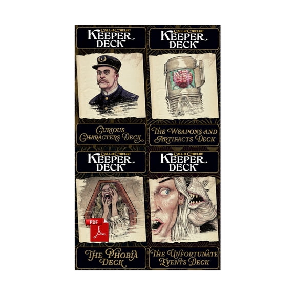 Chaosium Keeper Decks (2nd Edition) New