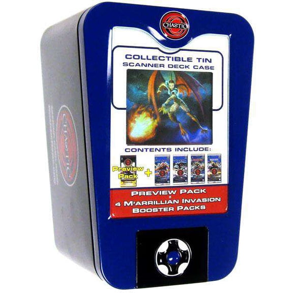 Chaotic 2009 Scanner Deck Box Preview Pack Collectible Tin [Blue]