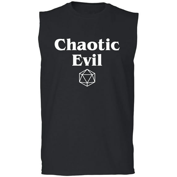 Chaotic Evil Adult Sleeveless Tee