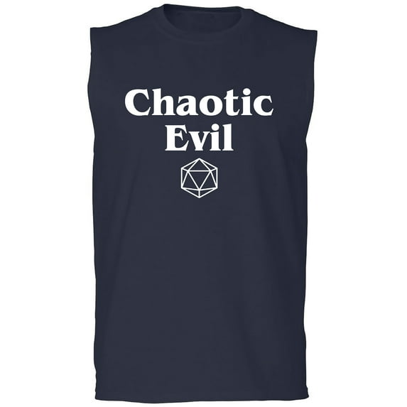 Chaotic Evil Adult Sleeveless Tee