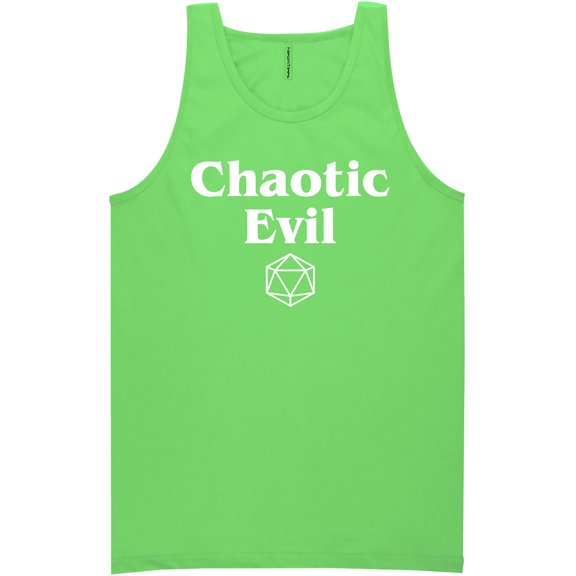 Chaotic Evil Neon Tank Top