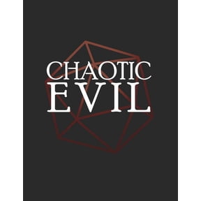 Chaotic Evil: RPG Themed Mapping and Notes Book