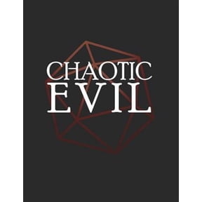 Pre-Owned Chaotic Evil: RPG Themed Mapping and Notes Book