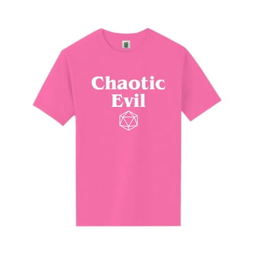 Chaotic Evil Short Sleeve Neon T-Shirt