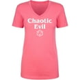 thumbnail image 1 of Chaotic Evil Womens V-Neck T-Shirt, 1 of 2