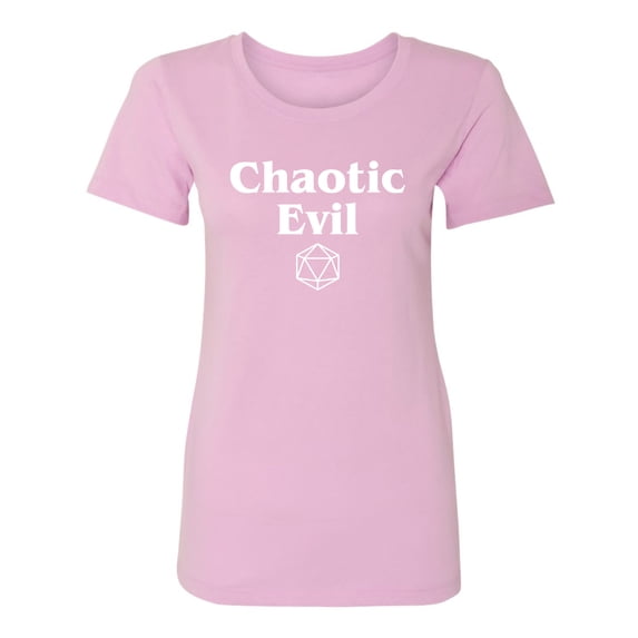 Chaotic Evil Womens crewneck tee