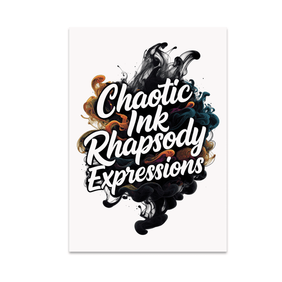Chaotic Ink Rhapsody Expressions - Art Lover - 13x19 Glossy Poster Print