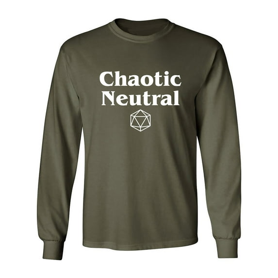 Chaotic Neutral Adult Long Sleeve T-shirt
