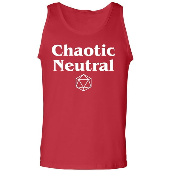 Chaotic Neutral Adult Tank Top