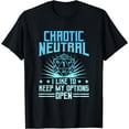 thumbnail image 1 of Chaotic Neutral I Like To Keep My Options Open D20 Tabletop T-Shirt, 1 of 4