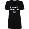 thumbnail image 1 of Chaotic Neutral Womens V-Neck T-Shirt, 1 of 2