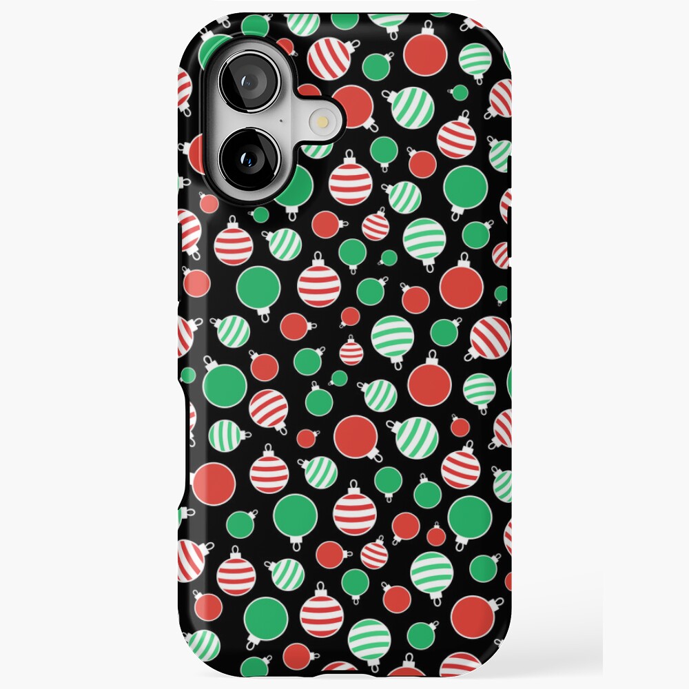 Chaotic Ornament Festive Christmas Pattern Design Case for iPhone 17 16 ...