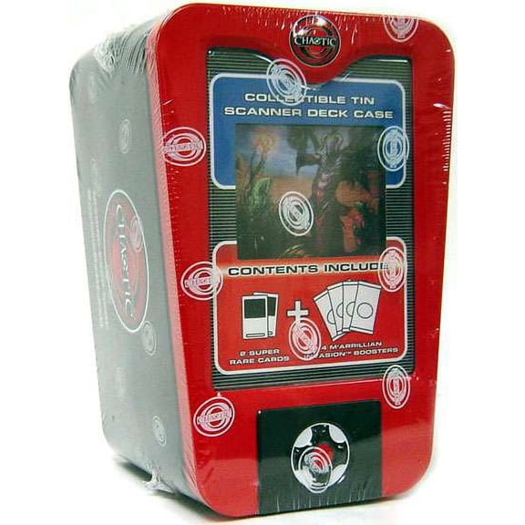 Chaotic Wave 1 Scanner Tin Deck Box (Red)