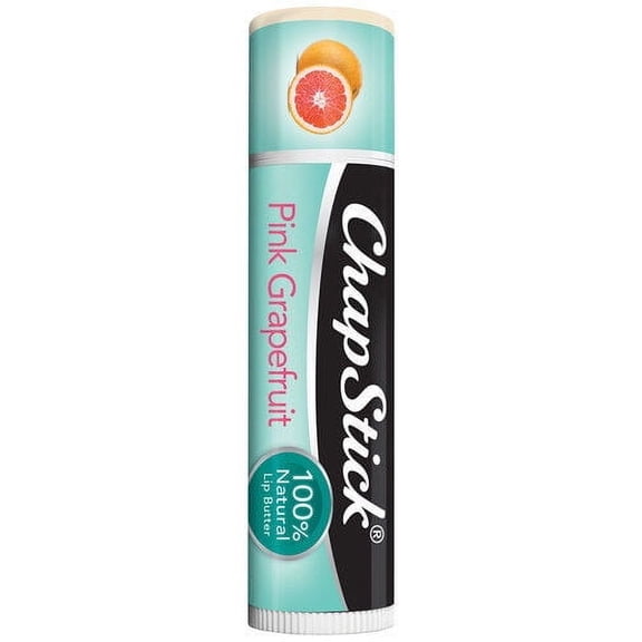 Chap Stick 100% Natural Pink Grapefruit Lip Butter 0.15 oz. Carded Pack