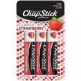 thumbnail image 1 of ChapStick Classic Strawberry Lip Balm Tubes - 0.15 oz (Pack of 3), 1 of 11