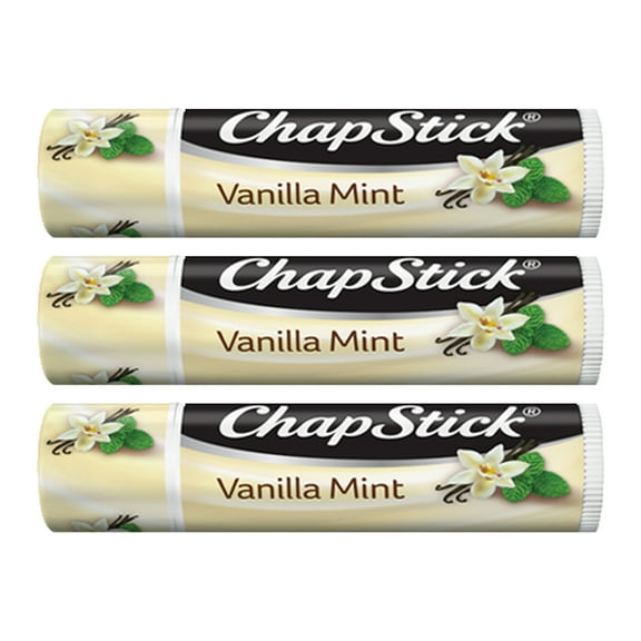 ChapStick Classic Lip Balm Tubes 0.15oz Vanilla Mint 3 Pack