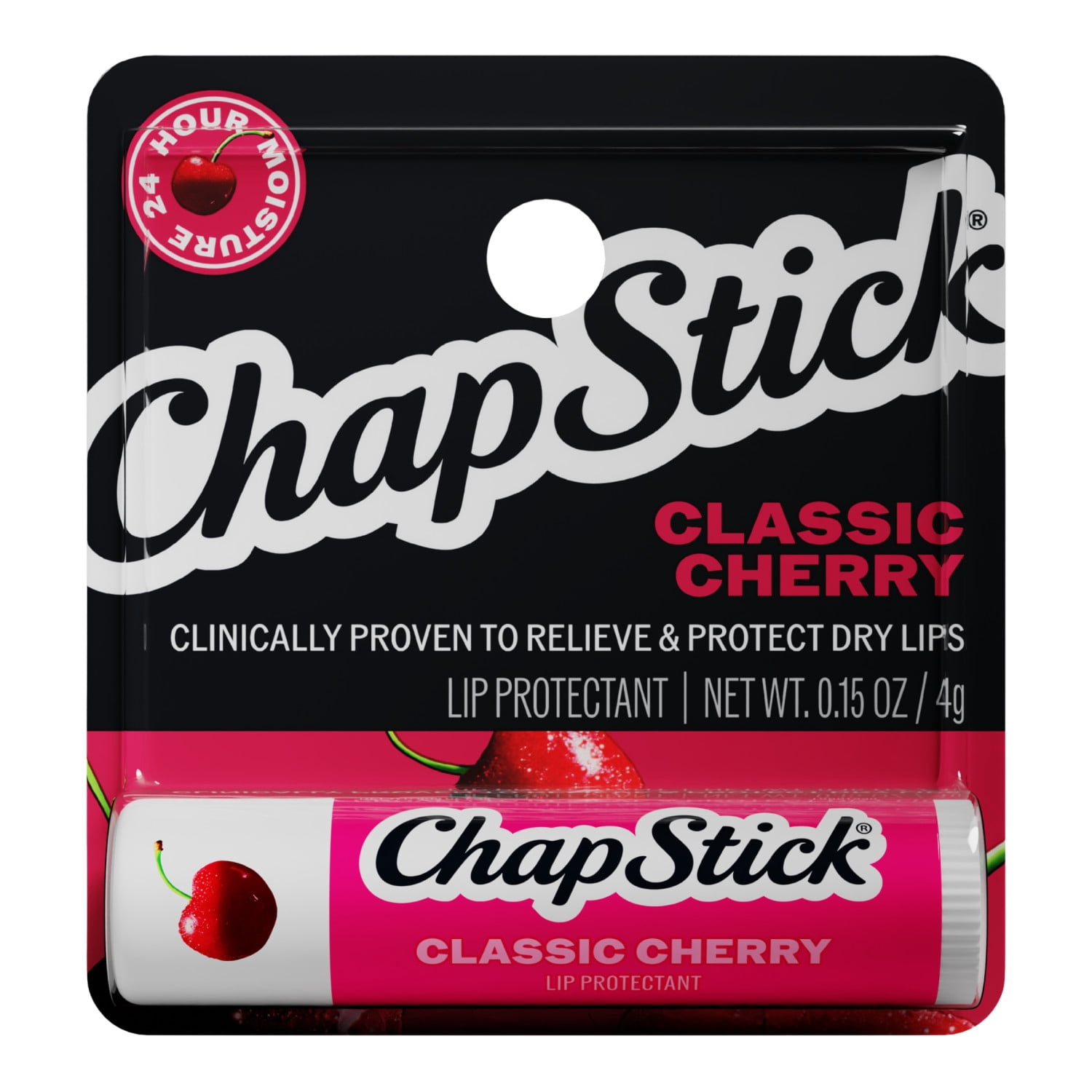 ChapStick Classic Moisturizer and Skin Protectant Cherry Lip Balm