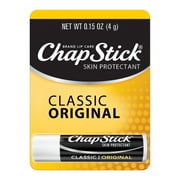 ChapStick Classic Original Lip Balm, 1 Tube - 0.15 oz