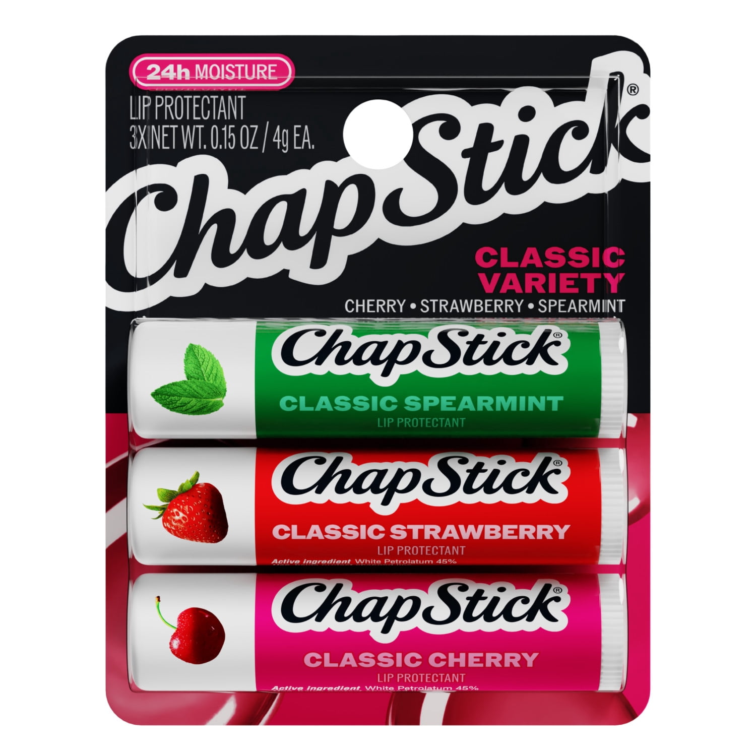 ChapStick Classic Flavored Lip Protectant Variety Pack, Prevent