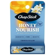 ChapStick Lip Balm Honey Nourish, Moisturizing Formula with Shea Butter, Avocado Butter, Bee Propolis Extract & Vitamin E, 0.15 oz