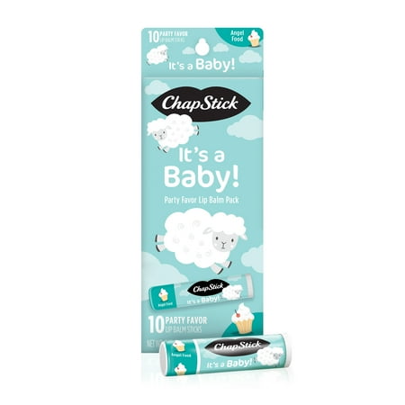 ChapStick Party Favor It'S a Baby Lip Balm Pack, Lip Care, 10 Ct (0.15 Oz Each)