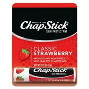 ChapStick Skin Protect & Moisturize Lip, Classic Strawberry, 0.15oz, 2-Pack
