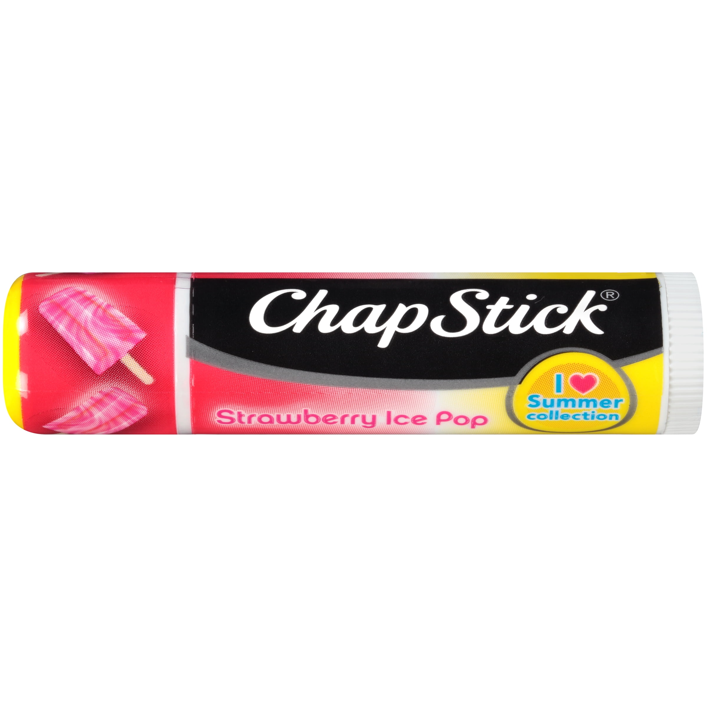 ChapStick Strawberry Ice Pop Flavored Lip Balm Tube, Lip Moisturizer - 0.15 oz