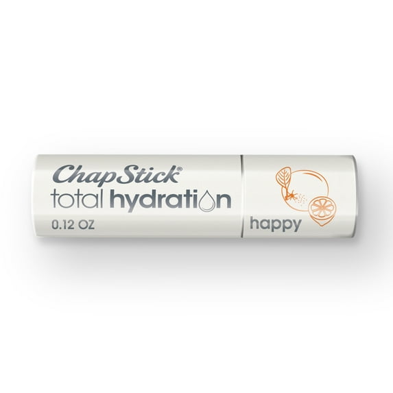 ChapStick Total Hydration Essential Oils Happy Orange + Lemon Lip Balm Tube - 0.12 oz