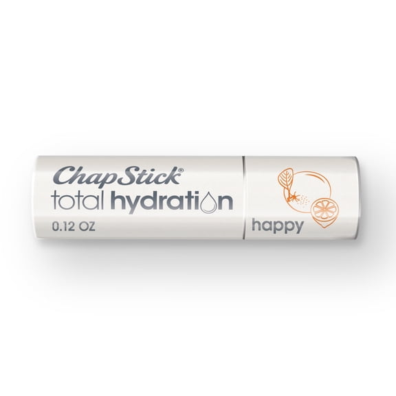 ChapStick Total Hydration Essential Oils Happy Orange + Lemon Lip Balm Tube - 0.12 oz