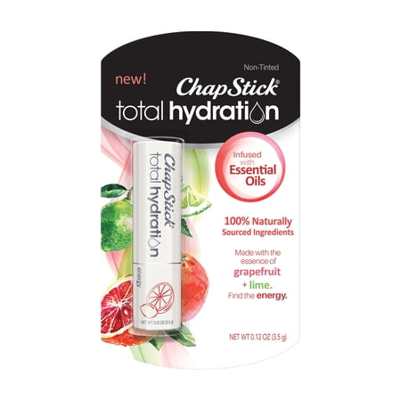 ChapStick Total Hydration Essential Oils Moisturizer Lip Balm, Energy, 0.12 oz