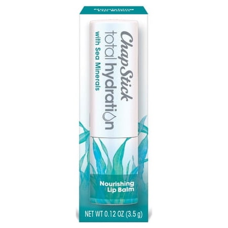ChapStick Total Hydration with Sea Minerals Moisturizing Nourishing Lip Balm 0.12 oz.