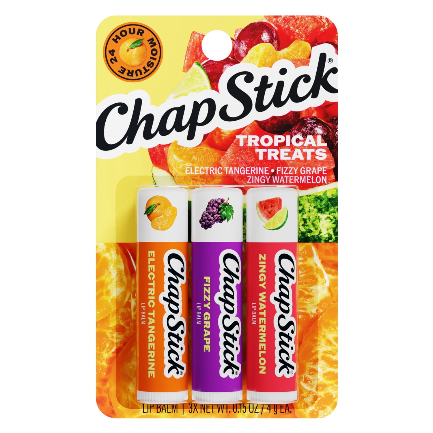 ChapStick Lip Balm Sticks - Tropical Treats Lip Balm Set - 3 Ct